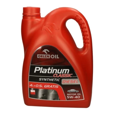 Abbildung von Orlen Platinum Classic DIESEL SYNTHETIC 5W 40 4l Motoröl QFS406B60 MERCEDES BENZ: E Klasse Limousine, C T modell