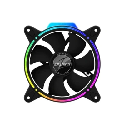 Abbildung von Zalman ZM RFD120A RGB Kühler PC Gehäuselüfter 120mm, PWM Lüftersteuerung 800 1500 U/Min, ARGB Lüfter 120mm mit Lichtsteuerungssoftware, schwarz