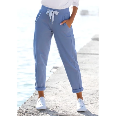 Abbildung von Elbsand Sweathose &quot;Brinja&quot;, mit Logoprint am Bund und Taschen, Jogginghose, Relaxhose