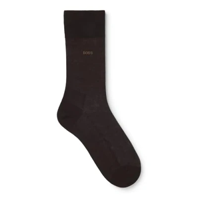 Abbildung von BOSS Businesssocken George RS Uni MC (Packung) mit dezentem, eingestricktem Logo Schriftzug
