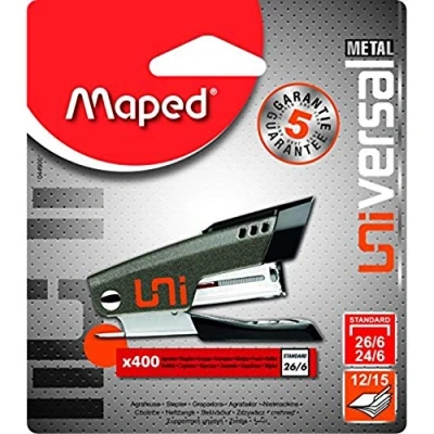 Abbildung von Maped Universal Half Strip Heftgerät mit 400 Heftklammern MINI