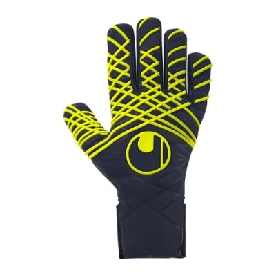 Abbildung von uhlsport Fußball Torwarthandschuhe Prediction Absolutgrip HN Fit, Marine/weiß/Fluo gelb, 11