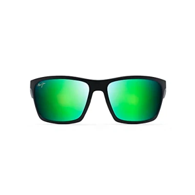 Abbildung von Maui Jim Unisex Sunglasses, mauigreenr makoa Matte bl, L