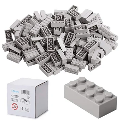 Abbildung von Katara 120 Steckbausteine 4x2 Noppen, Spielzeug Konstruktionsspielsteine, (Packung), 100% Kompatibel Sluban, Papimax, Q Bricks, LEGO®