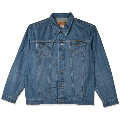 Abbildung von Wrangler Herren Cowboy Cut Western Unlined Denim Jacket Oberbekleidung, Dunkelblau, XL
