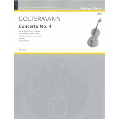 Abbildung von Concerto: Nr. 4 G Dur. op. 65. Violoncello und Klavier.: No. Major. cello and piano. (Edition Schott)