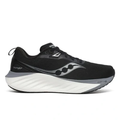 Abbildung von Saucony Triumph 22 Laufschuh Neutral, Herren, Größe: 48, Black/white Schuhe