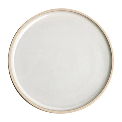 Abbildung von Olympia FA328 Canvas Flacher Runder Teller, Weiß, 18cm, 6 Stück
