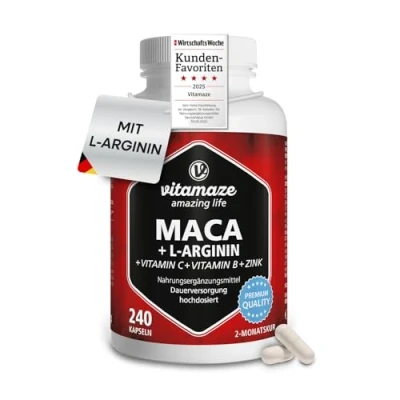 Abbildung von Vitamaze MACA 4:1 HOCHDOSIERT+L Arginin