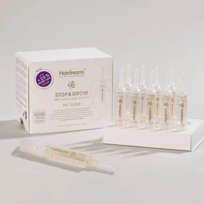 Abbildung von Hairdreams Haarserum stop and grow Elixir, Anti Haarausfall Produkt
