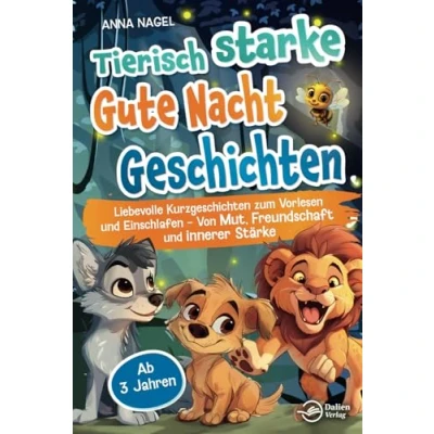 Abbildung von Tierisch starke Gute Nacht Geschichten: Liebevolle Kurzgeschichten zum Vorlesen und Einschlafen Von Mut, Freundschaft innerer Stärke Ab 3 Jahren