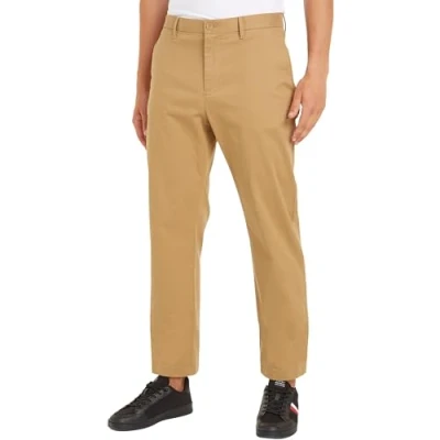 Abbildung von Tommy Hilfiger Herren Hose Essential Twill Chino Regular Fit, Grün (Classic Khaki), 32W/29L