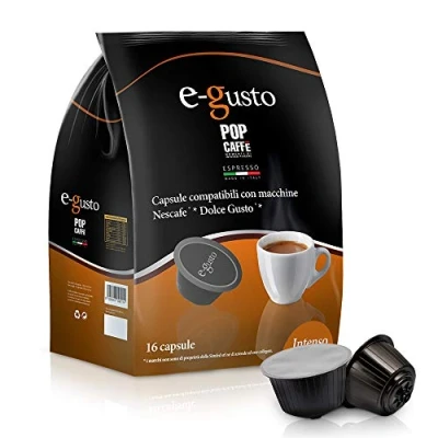 Abbildung von 48 Kapseln Pop Caffè e Gusto Kompatibel Nescafe Dolce Mischung 1 Intenso