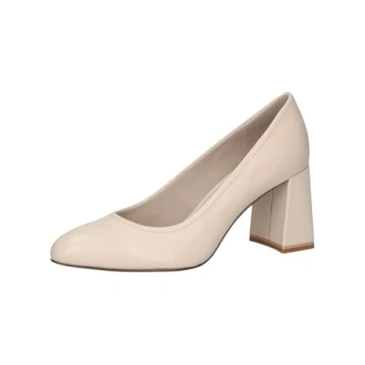 Abbildung von CAPRICE Damen Pumps aus Leder Elegant, Cremefarben (Offwhite Nappa), 39 EU