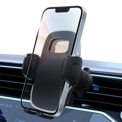 Abbildung von YISH Kfz Handyhalterung Auto Lüftung 360 Autohalterung Handy Halterung Smartphone Handyhalter für iPhone Samsung Google Sony Handys usw