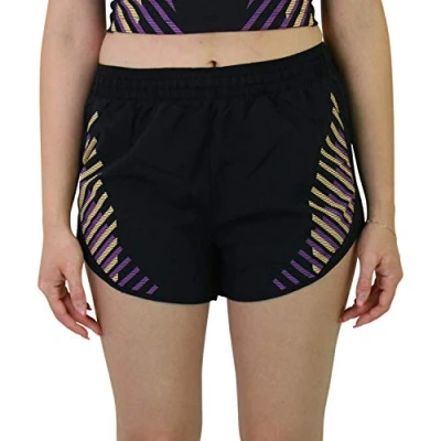 Abbildung von Nike Damen Tempo Lx Runway Shorts, Black/Reflective Silv, XL