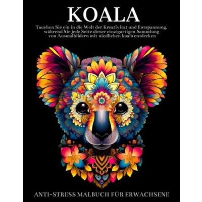 Abbildung von Koala Malbuch für Erwachsene: Mandalas Designs,Geschenke Tierliebhaber