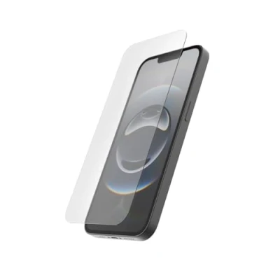 Abbildung von Hama Handy Schutzglas iPhone 13/13 Pro/14 (Displayschutz ultraklar Anti Fingerprint, Montagehilfe, Vollschutz 9H ultradünn, case friendly, kratzfest, Displayschutzglas stoßfest)