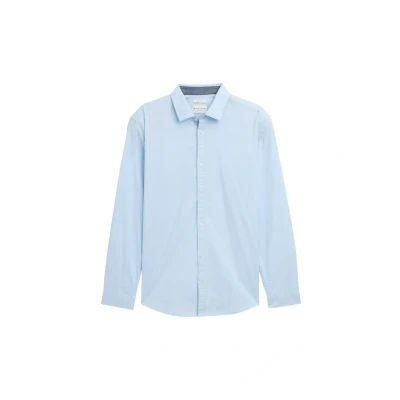 Abbildung von TOM Tailor Regular FIT MIT Stretch Hemd, Herren, Größe: XL, Light metal blue