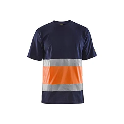 Abbildung von Blaklader 338710308853S T Shirt, Marineblau/Orange, Größe S