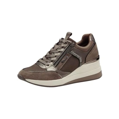 Abbildung von Tamaris Sneaker low, Damen, Größe: 40, Taupe comb Schuhe