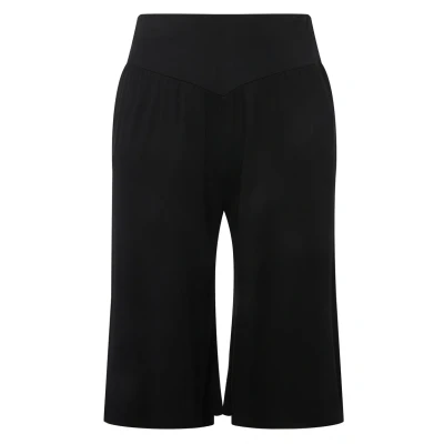 Abbildung von Ulla Popken Bermuda Shorts, Damen, Größe: 46/48, Black