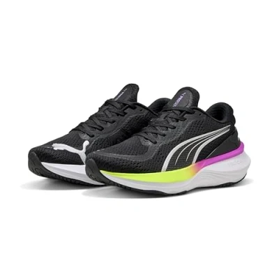 Abbildung von Puma Scend PRO 2 Laufschuh Straße blackyellow alertpure magenta, Herren, Größe: 47, Black yellow alert pure magenta Schuhe