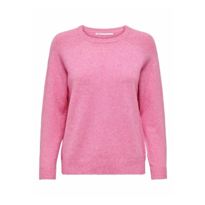 Abbildung von ONLY Onllesly Kings Pullover Strickpullover, Damen, Größe: Large, Carmine rose