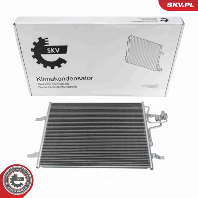 Abbildung von ESEN SKV 86SKV295 Klimakondensator ohne Trockner Aluminium 622mm