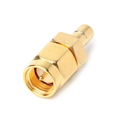 Abbildung von NYCEMAKEUP 50 Ω SMA Stecker Auf SMB Auto Digitalradio Antennenstecker Adapter Bananenkabel Schraube Lötzinn Lautsprecher Eimer Buchse Kabel Pigtail Schottplatte Kappe
