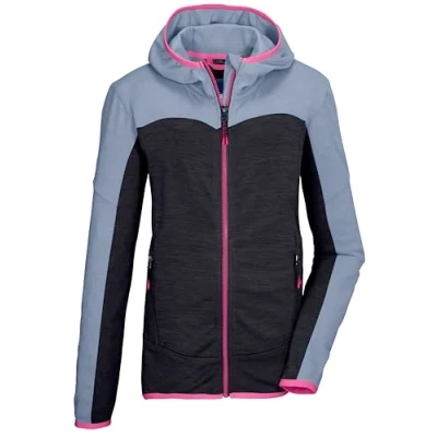 Abbildung von Killtec Strickjacke KOS 167 GRLS FLX JCKT Powerstretchjacke mit Kapuze, Kinnschutz, Zipper Taschen