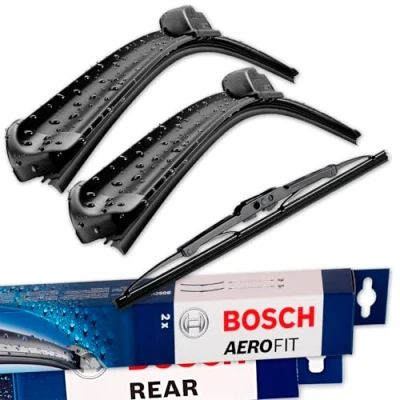 Abbildung von AEROFIT Scheibenwischer vorne + hinten passend für 3er E46 Compact