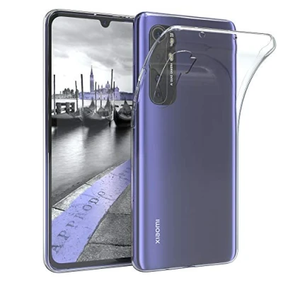Abbildung von EAZY CASE Hülle kompatibel mit Xiaomi Mi 10 Note Lite Schutzhülle Silikon, Ultra dünn, Slimcover, Handyhülle, Silikonhülle, Backcover, Durchsichtig, Klar Transparent