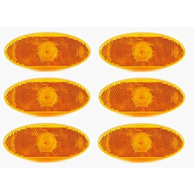 Abbildung von VNVIS 6 x orangefarbene 12 V LED Seitenmarkierungsleuchten für Master MK3 Movano MK2 20102016