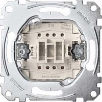 Abbildung von Schneider Electric Merten MEG3150 0000 Unterputz Taster Schließer &amp; Schalter, zum Einbau von Schaltern Steckdosen,Taster Einsatz 1 polig 10 A AC 250
