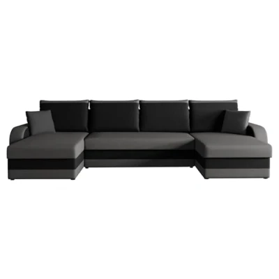 Abbildung von MIRJAN24 Wohnlandschaft Kris U, mit Schlaffunktion und drei Bettkasten, U Form Kissen Set, L: 304 cm