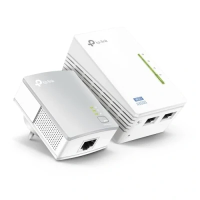 Abbildung von TP LINK AV600 WLAN Powerline Extender KIT 300Mbps, TL WPA4220KIT