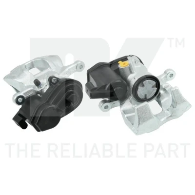 Abbildung von NK 2147403 Bremssattel Gusseisen Hinterachse links, vor der Achse für Fahrzeuge mit elektrischer Feststellbremse AUDI: A4 B9 Avant, A6 C8 Limousine