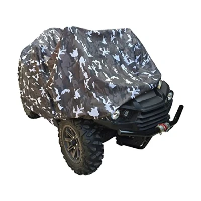Abbildung von Rolektro Quad ATV Abdeckplane L 220x125x85cm Fahrzeug Abdeckung Abdeckhaube Schutzhülle Cover Plane Winter Camouflage