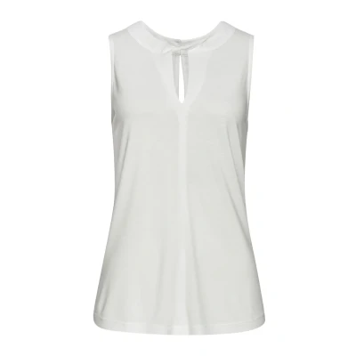 Abbildung von Vivance Tanktop, mit besonderem Ausschnitt, schlichtes Blusentop, elegant