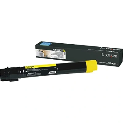 Abbildung von Lexmark X950X2YG Gelb Toner Extra hohe Kapazität