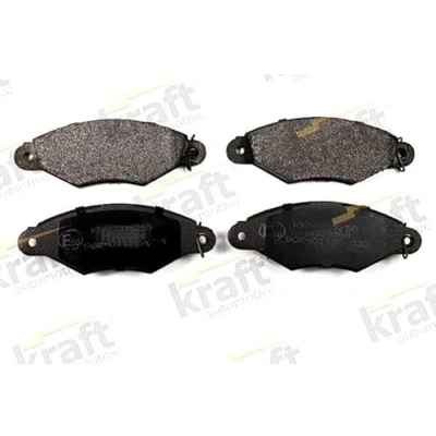 Abbildung von KRAFT 6005250 Bremsbelagsatz Vorderachse inkl. Verschleißwarnkontakt RENAULT: Kangoo II / Grand Kangoo, Express, I