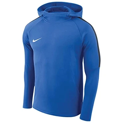 Abbildung von Nike Jungen Dry Academy18 Football Hoodie Pullover,Blau (royal blue/obsidian/obsidian/(white), S