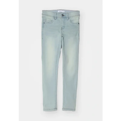 Abbildung von Name it Nkmsilas PANT Jeans Skinny Fit für Kinder, Größe: 122, Light blue denim
