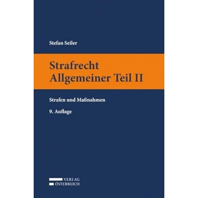 Abbildung von Strafrecht Allgemeiner Teil II: Strafen und Maßnahmen