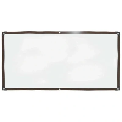 Abbildung von vidaXL Schutzplane Transparente Plane mit Ösen 1x2 m Polyethylen (1 St)