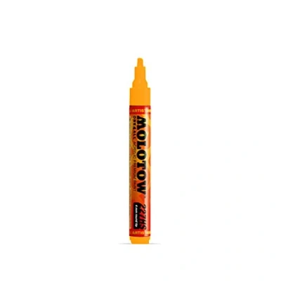 Abbildung von Molotow Permanentmarker One4All 227 HS nachfüllbar 4mm neonorange fluo