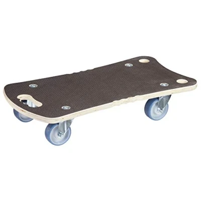 Abbildung von WAGNER Transporthilfe MM 1342 I 57,5 x 29 11 cm Tragkraft 300 kg für schwer beladene Geräte &amp; Möbel Ergo Griffmulden rutschfeste Oberfläche FSC® Zertifiziert 20134201