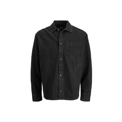 Abbildung von Jack &amp; Jones Hemd, Herren, Größe: Large, Black denim