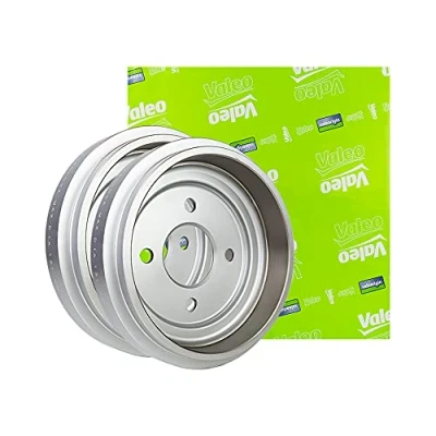Abbildung von VALEO 237016 Bremstrommel ohne integriertes Radlager, ABS Sensorring 245 Hinterachse CITROËN: C2 Schrägheck, C3 Pluriel, II